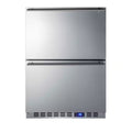 24 In. 3.4 Cu. Ft. Outdoor Refrigerator Drawer in Stainless Steel
