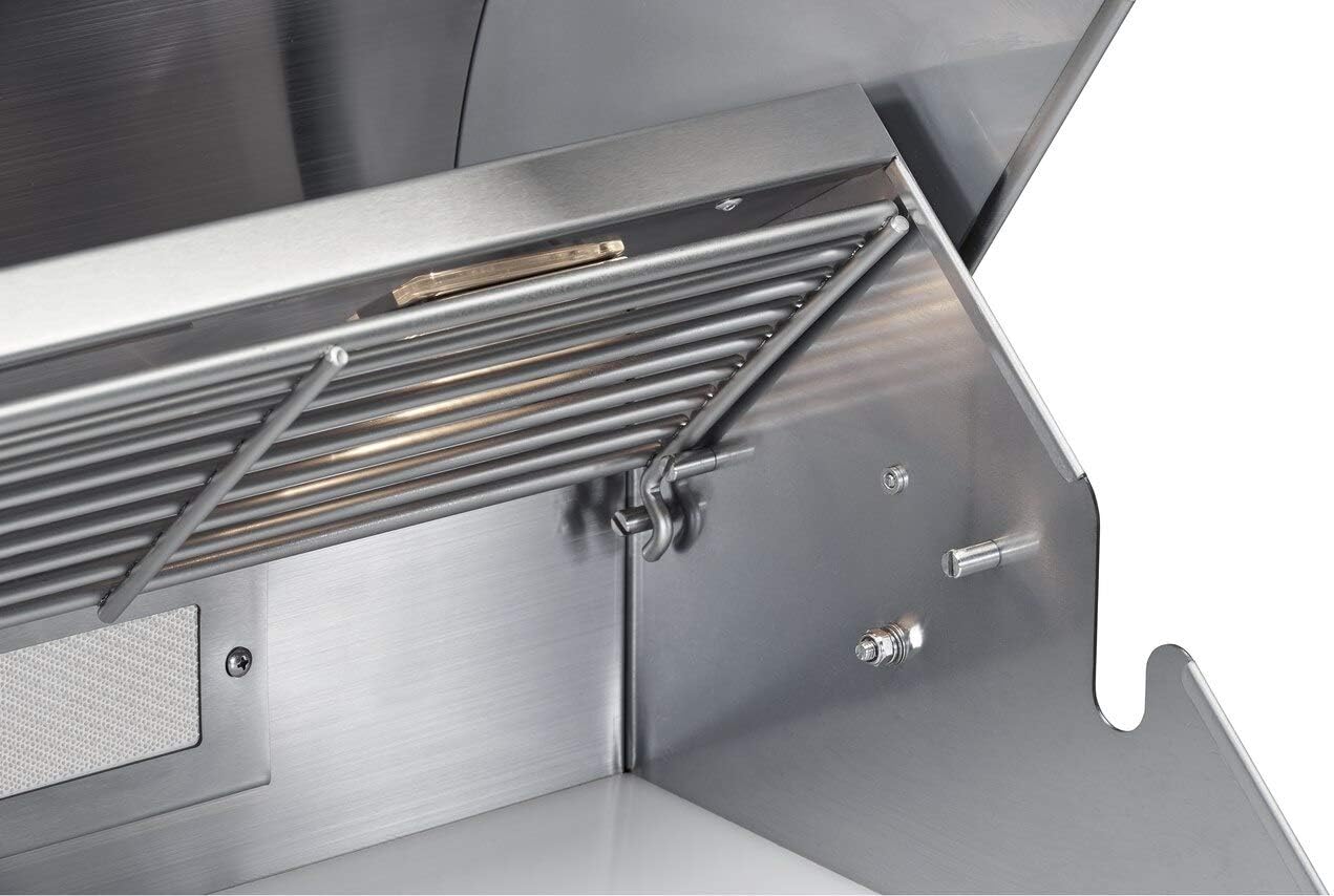 Broilmaster B-Series Deluxe 32-Inch Freestanding Stainless Steel Gas Grill with Rear Infrared Burner