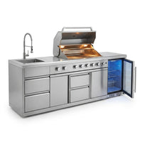 Arcticedge Elite Stainless Outdoor Kitchen — Studio Shot