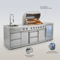 Arcticedge Elite Stainless Outdoor Kitchen — infographic