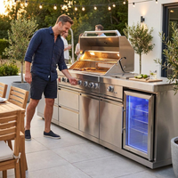 Arcticedge Elite Stainless Outdoor Kitchen — Lifestyle