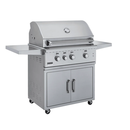 Broilmaster G-Series 34-Inch Elite Edition Freestanding Stainless Steel Gas Grill