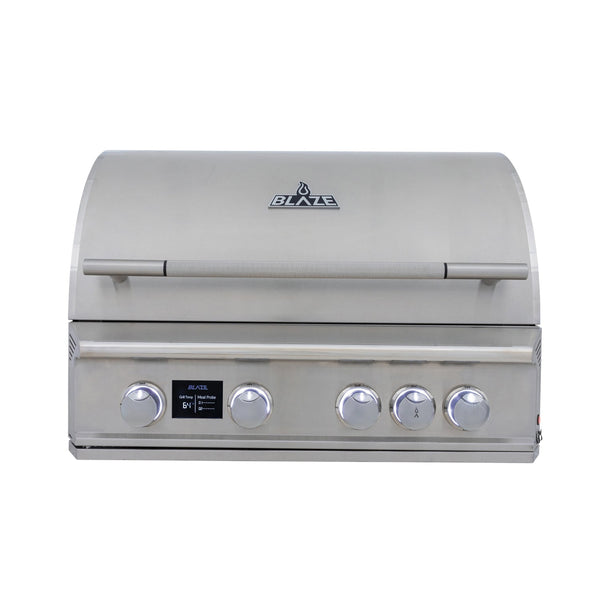 Blaze LTE PRO 32-in 4-Burner Built-In Grill w/ Digital Temperature Screen & Rotisserie