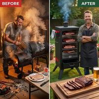 ForgeMaster Apex V600 Vertical Smoker — Before & After