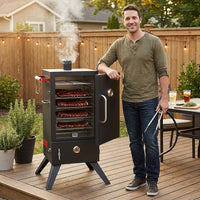 ForgeMaster Apex V600 Vertical Smoker — Lifestyle
