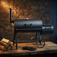 IronOak Heritage 1000 Offset Smoker — Studio Shot