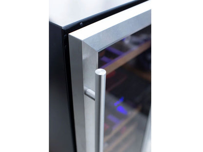 TrueFlame 15-Inch 3.2 Cu. Ft. Outdoor Rated Dual Zone Wine Cooler